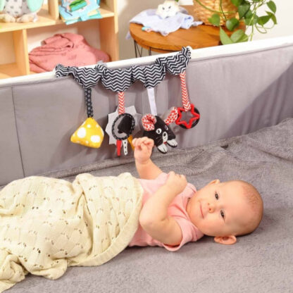 Kontrastne vankri ja turvahälli mänguasi, Hiireke - Image 4