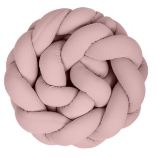 Punutud voodipehmendus, vanaroosa